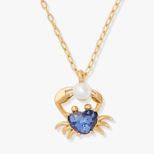 Kate Spade Sea Star Crab Mini Pendant Necklace (NEW)